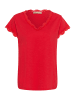 CULTURE T-Shirt kurzarm CUbiana Regular fit in Racing Red