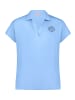 Betty Barclay Poloshirt mit Schmucksteinen in Azurine