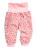 Playshoes Pumphose Fleece Leo-Print in Rosa