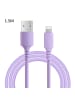 Platyne USB-Ladekabel auf Lightning / iPhone 1,50 Meter in Violett