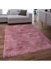 KADIMA DESIGN Teppich Kurzflor waschbar Einfarbig Wohnzimmer in Altrosa