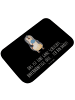 Mr. & Mrs. Panda Badematte Pinguin Lolli mit Spruch in Schwarz