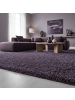 KADIMA DESIGN Teppich Hochflor Shaggy Waschbar Einfarbig SPREE Strapazierfähig in VIOLETT