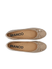 Bianco Ballerinas in NougatPatent
