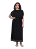Ulla Popken Abendkleid in schwarz