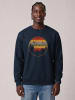wat? Apparel Sweatshirt Sunset Berge & Tannen in Dunkelblau