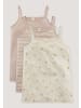 Hessnatur Unterhemd Fitted 3er-Pack in cremerosa