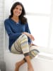 Sieh an! Schlafanzug-Shirt in jeansblau