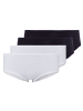 Skiny Panty 4er Pack in Schwarz/Weiß