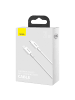 Baseus Superior Cable USB Typ C -Lightning Power Delivery 20 W 1 m in Weiß