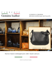 Florence Leder Umhängetasche Florence Tasche schwarz ca. 35cm