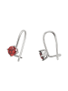 faina Women Drop Earrings in Silver Red