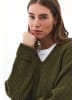 OXXO V-Ausschnitt-Pullover DARK OLIVE