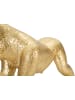 Mauro Ferretti Gorilla-Statue aus goldenem Kunstharz, 24,3 x 13,9 x 22,8 cm