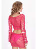 IZIA Women Sweater in fuchsia