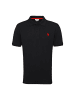U.S. Polo Assn. Poloshirt in schwarz