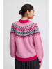 b.young Strickpullover BYMARITNE JACQUARD JUMPER - 20813540 in lila