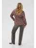 KAFFE curve Langarm-Bluse KCsida Regular fit in Fudge / Lotus Stripe