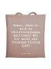 Mr. & Mrs. Panda Shopping Tasche Spruch Motivierender Fitness-Tr... in Braun Pastell