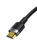 Wisam® Baseus 4KHDMI Stecker auf 4KHDMI Stecker Adapterkabel 1m Schwarz