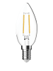 Nordlux 6er set LED Leuchtmittel E14 C35 Filament 2.5W E in transparent