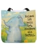 Mr. & Mrs. Panda Shopper Damen Elefant Seifenblasen Design mit S... in Weiß