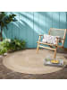 Teppich Boss In- & Outdoor Teppich Comilla 886, rund - Beige