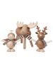 Butlers Deko-Elch WOODY FOREST mit Schal in Braun