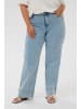 KAFFE curve Kurzarm-Bluse KCmina Regular fit in Chalk