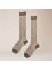 Kunert Kniestrümpfe Heritage Socks Fashion in Beige-mel.