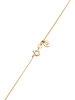 Elli Halskette 925 Sterling Silber Tropfen in Gold