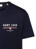 Gant T-Shirt in marine
