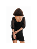 Desigual Schwarz Damen Kleid