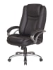 byLiving Bürostuhl Bruno-XXL in Schwarz  - 71,5 (B) x 70,5 (L) x 114-124 (H) cm