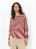 soyaconcept T-Shirt SC-HELLE in 4495C MADDER BROWN COMBI