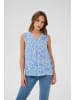 Kaffe Ärmellose Bluse KAciara Regular fit in Ultramarine W. Chalk Print