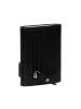 The Chesterfield Brand Leicester Kreditkartenetui RFID Schutz Leder 7 cm in schwarz