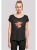 F4NT4STIC Long Cut T-Shirt Betty Boop Lil Angel Tattoo in schwarz