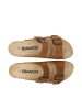 Bianco Sandalen mit Schnallen in Tan