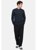 ONLY & SONS Sweatshirt Connor in Dunkelblau / braun
