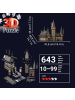 Ravensburger Konstruktionsspiel Puzzle 540 Teile 3D Puzzle Hogwarts Schloss - Die Große Halle - Night Edition Ab 10 Jahre in bunt