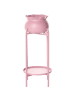 Beliani Outdoor Blumentopf MOKUREN in Rosa - (W) 25 x (H) 60 x (L) 25 cm