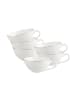 Villeroy & Boch 6er Set Teetassen Anmut Platinum No.1 140 ml weiß in weiß