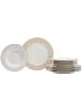 Ritzenhoff & Breker 12er Set Tafelservice Geo in beige