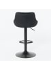 home24 Barstuhl Bromfield II (2er-Set) in Schwarz