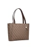Guess Noelle Shopper Tasche 37 cm in latte logo-brown