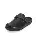 VITAFORM Hirschleder Clogs in schwarz