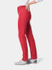 GOLDNER High-Stretch-Jeanshose in rot