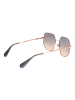 MAX & CO Frauen Sonnenbrille Geometrisch Rose Gold