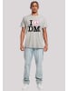 F4NT4STIC T-Shirt Danger Mouse I Love DM in grau meliert